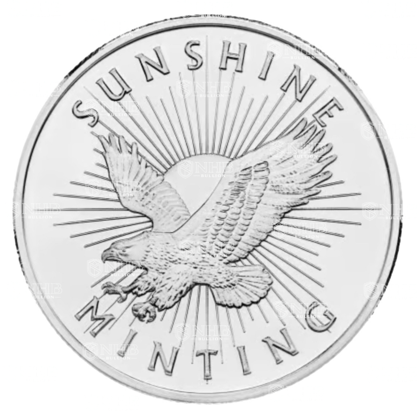 1 oz Sunshine Silver Round