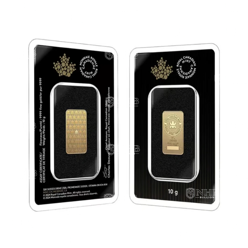 10 Gram Royal Canadian Mint Gold Bar