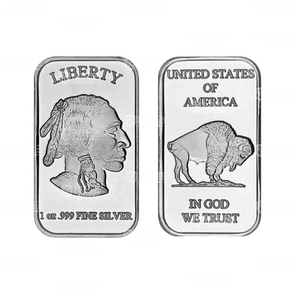 1 oz SilverTowne Buffalo Silver Bar