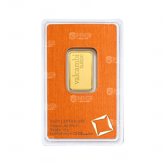 10 gram Valcambi Gold Bar