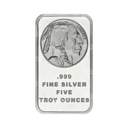 5 oz SilverTowne Buffalo Silver Bar
