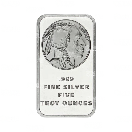 5 oz SilverTowne Buffalo Silver Bar