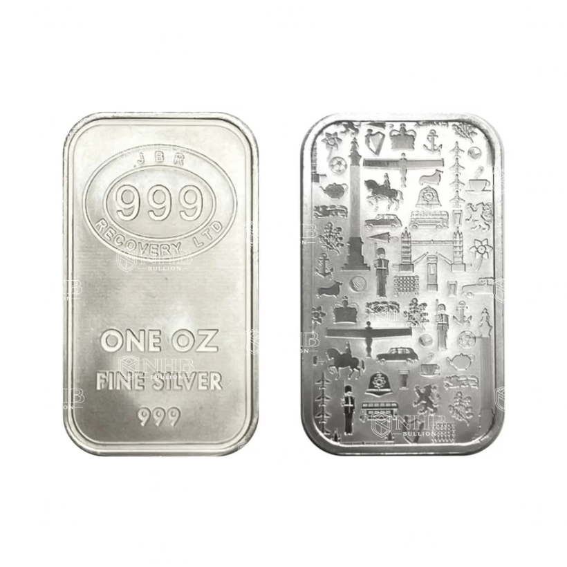 1 oz JBR Silver Bar