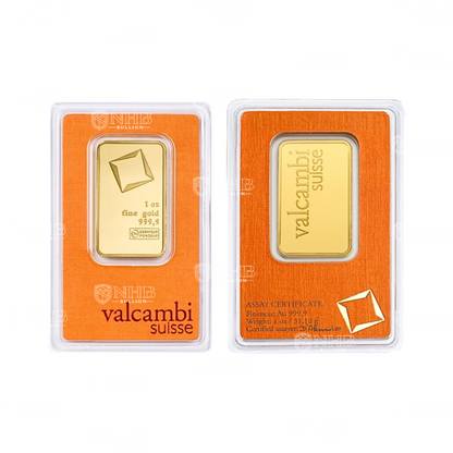 1 oz Valcambi Gold Bar