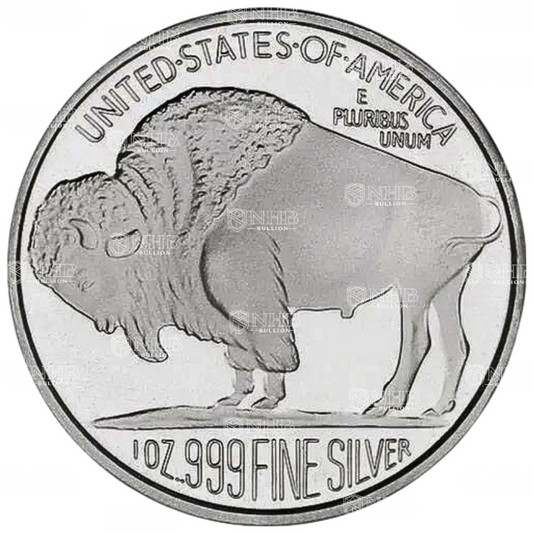 1 oz SilverTowne Buffalo Silver Round