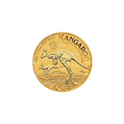 1/10 oz Australian Kangaroo Gold Coin (2026)