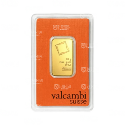 20 gram Valcambi Gold Bar