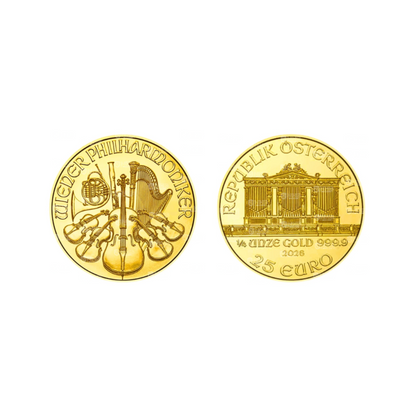 1/4 oz Austrian Philharmonic Gold Coin (2026)