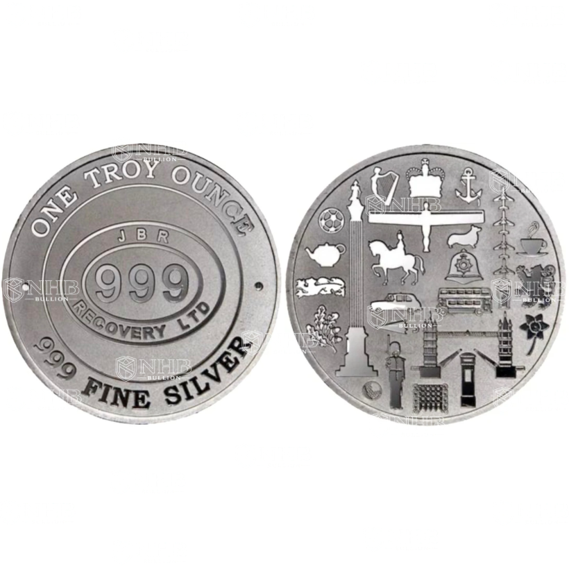 1 oz JBR Silver Round