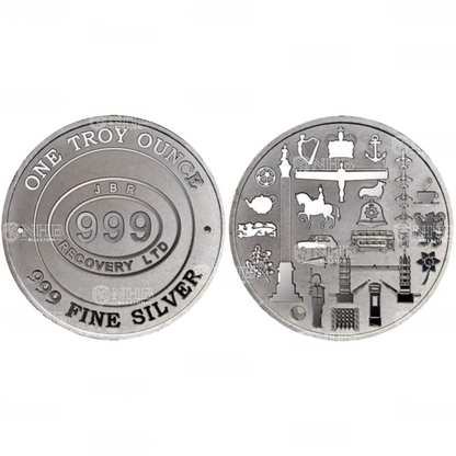 1 oz JBR Silver Round