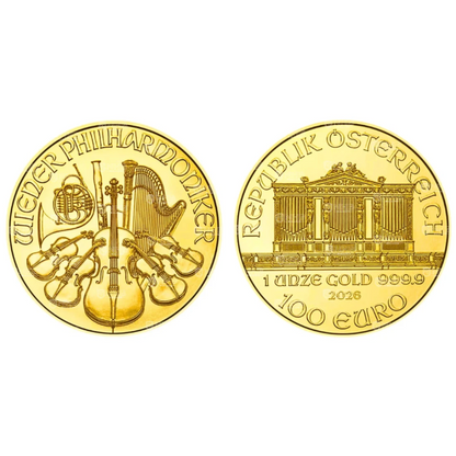 1 oz Austrian Philharmonic Gold Coin (2026)