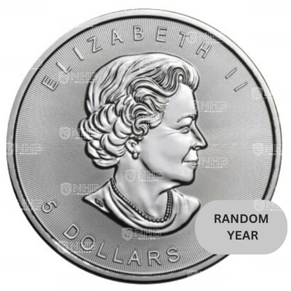 1 oz Canadian Maple Leaf Silver Coin (Random year)