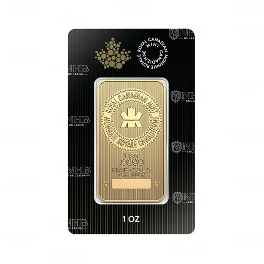 1 oz Royal Canadian Mint Gold Bar