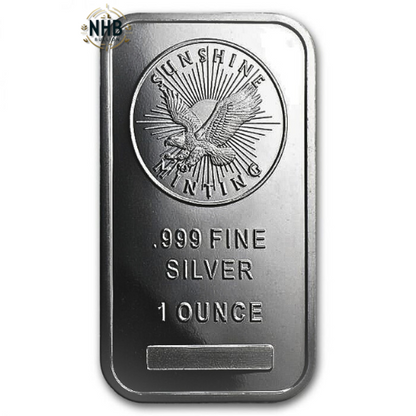 1 oz Sunshine Silver Bar