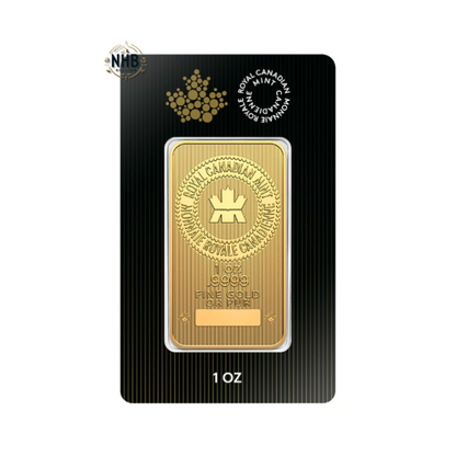 1 oz Royal Canadian Mint Gold Bar