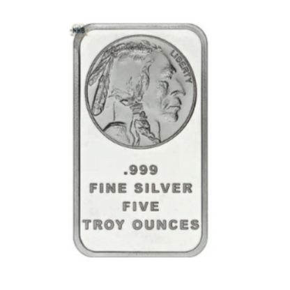 5 oz SilverTowne Buffalo Silver Bar