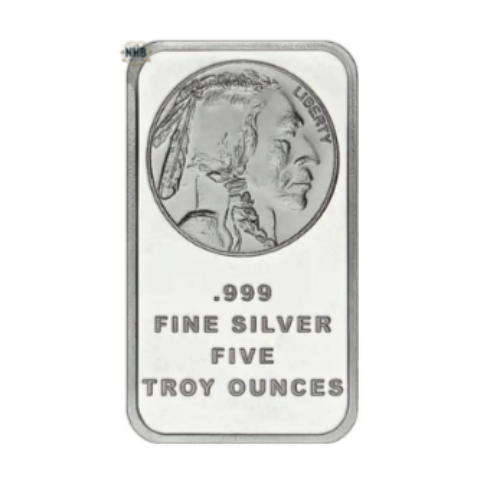 5 oz SilverTowne Buffalo Silver Bar