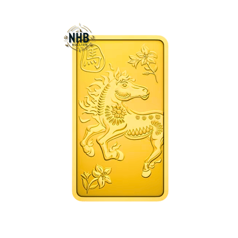 1 oz 2026 Lunar Year of The Horse RCM Gold Bar