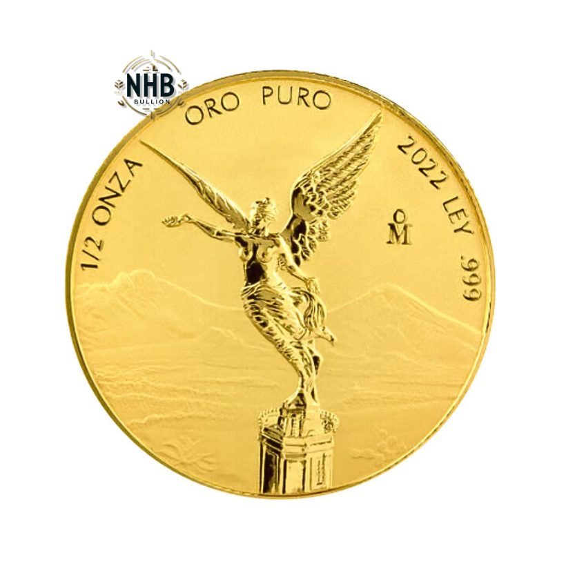 1/2 oz Mexican Libertad Reverse Proof Gold Coin (2022)