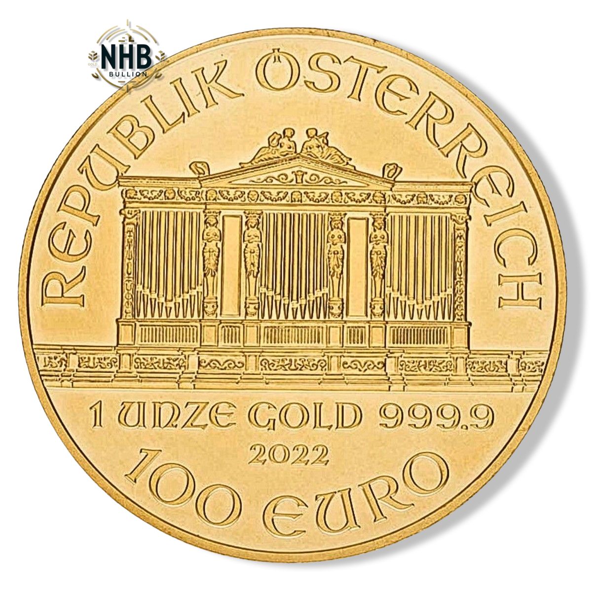 1 oz Austrian Philharmonic Gold Coin (Random year)