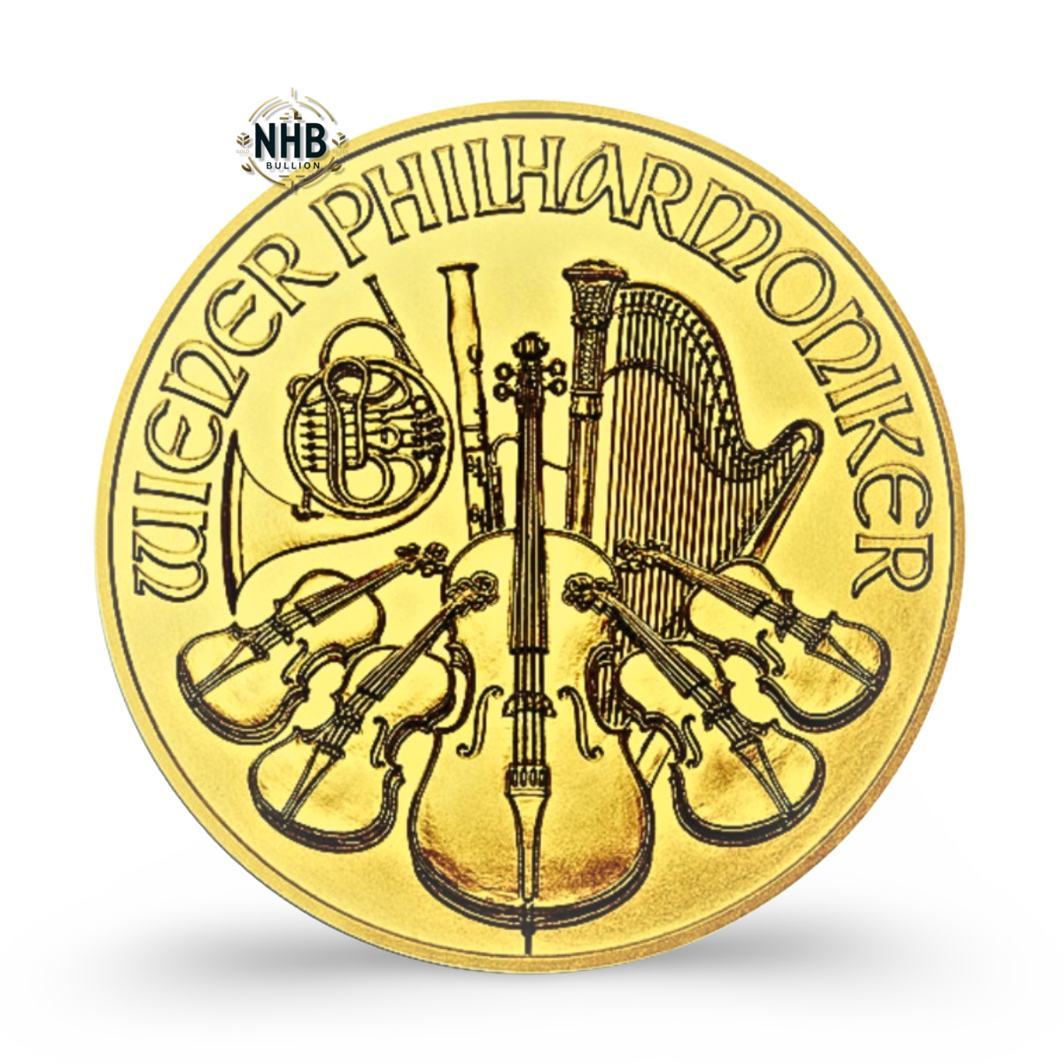 1/2 oz Austrian Philharmonic Gold Coin (Random year)