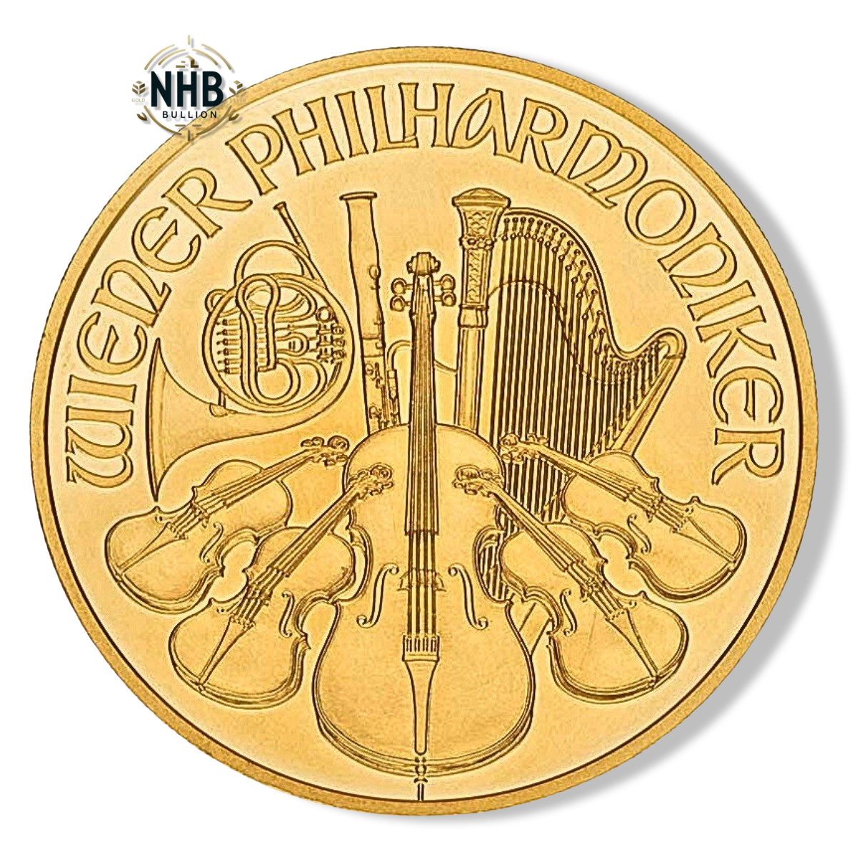 1 oz Austrian Philharmonic Gold Coin (Random year)