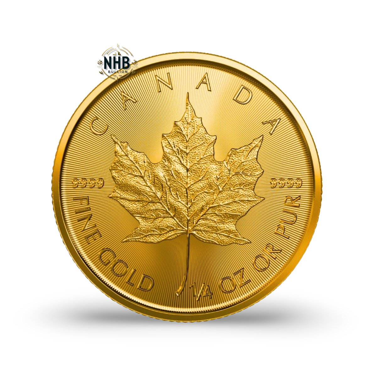 1/4 oz Canadian Maple Leaf Gold Coin (Random Year)