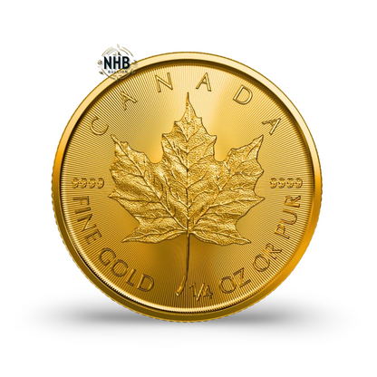 1/4 oz Canadian Maple Leaf Gold Coin (Random Year)
