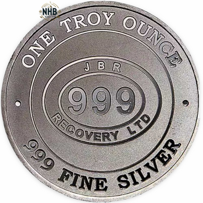 1 oz JBR Silver Round