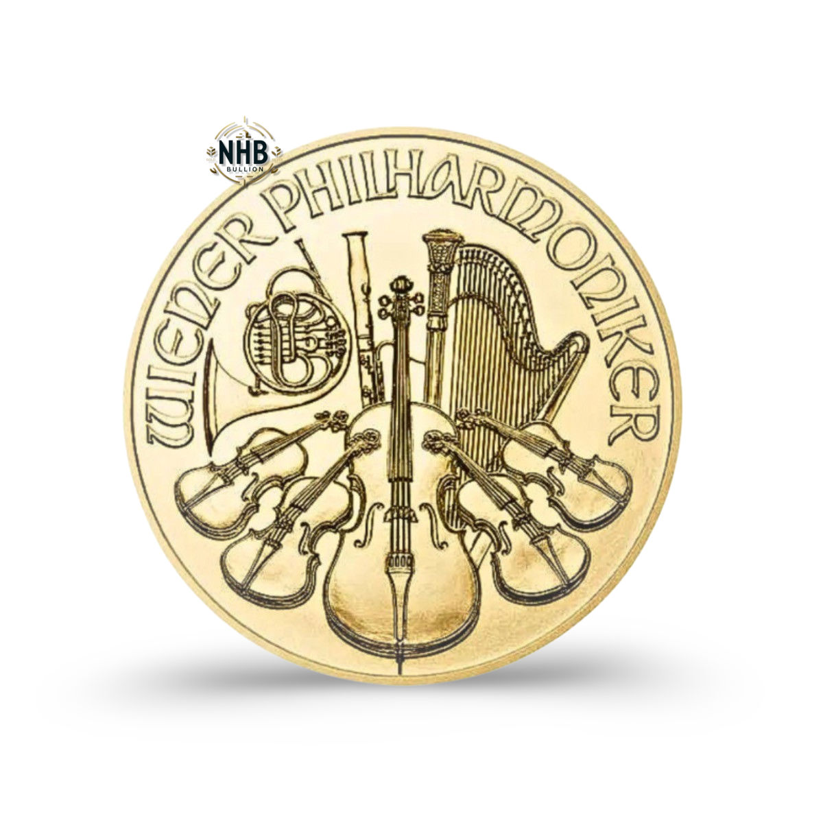 1/4 oz Austrian Philharmonic Gold Coin (Random year)
