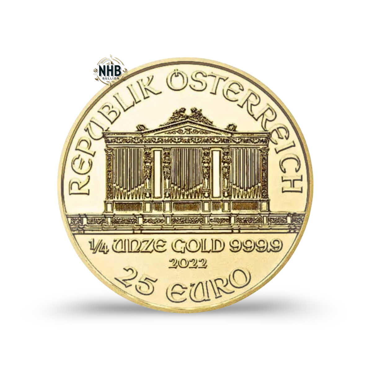 1/4 oz Austrian Philharmonic Gold Coin (Random year)