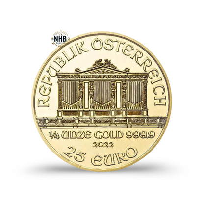 1/4 oz Austrian Philharmonic Gold Coin (Random year)